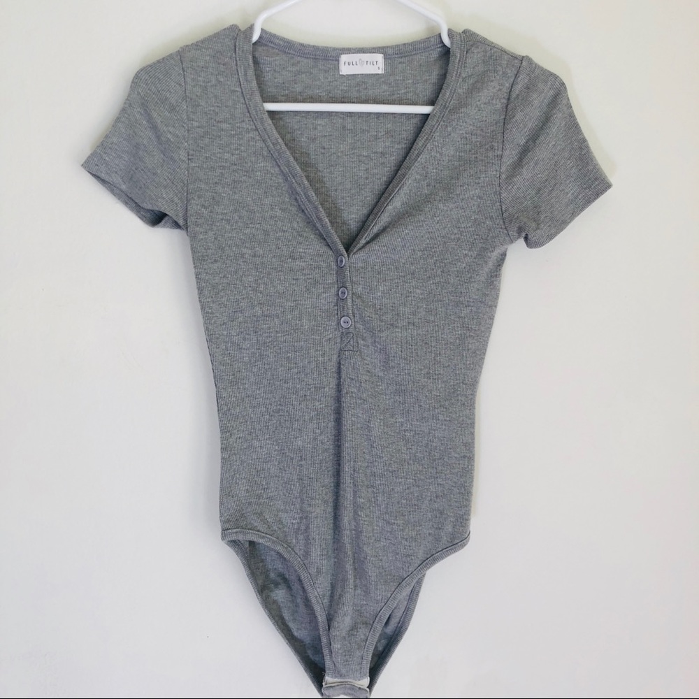 Heather Grey Bodysuit
